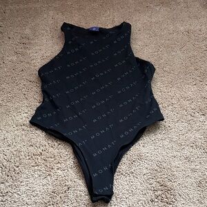 Monat Black Women's Bodysuit